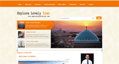 Desktop Screenshot of explorelovelyiran.com